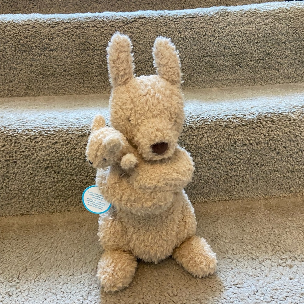 Jellycat Huddles Kangaroo Stuffed Animal New With Tags
